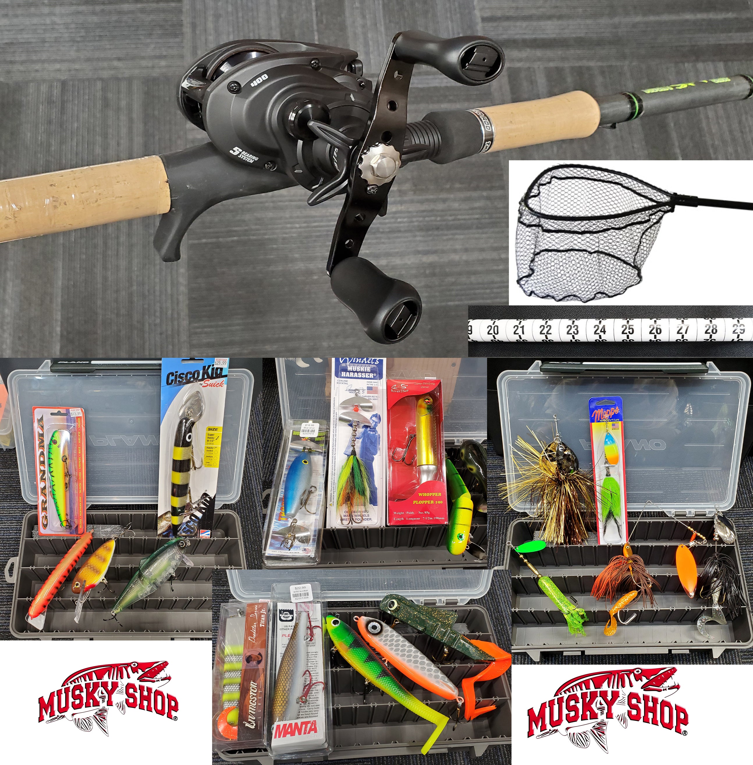 Pro Pack Musky Fishing Set-Up – Musky Shop