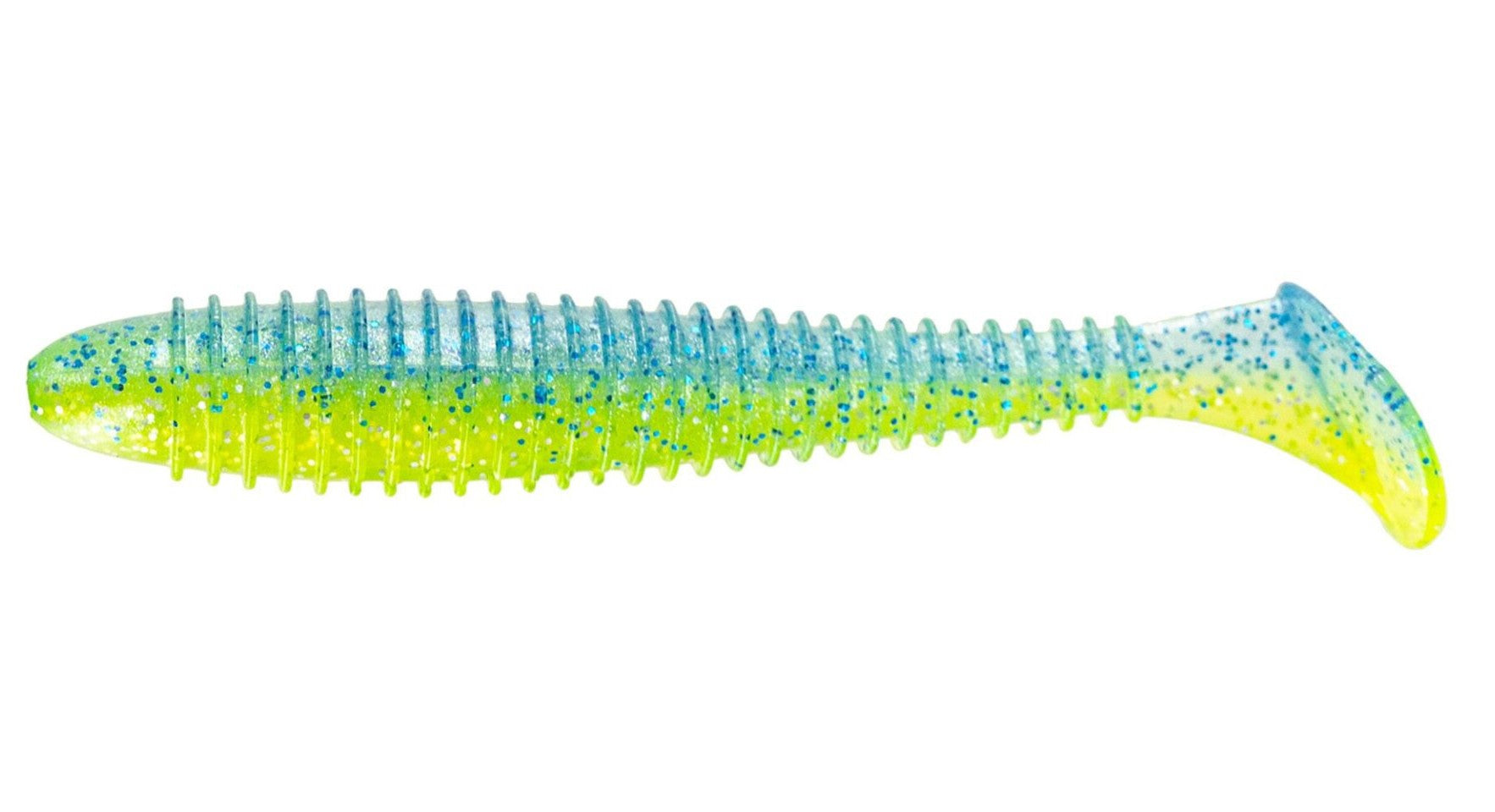buy mighty bite fishing lure Big Bite Baits Pro Swimmer 3.8" Electric Blue Chart