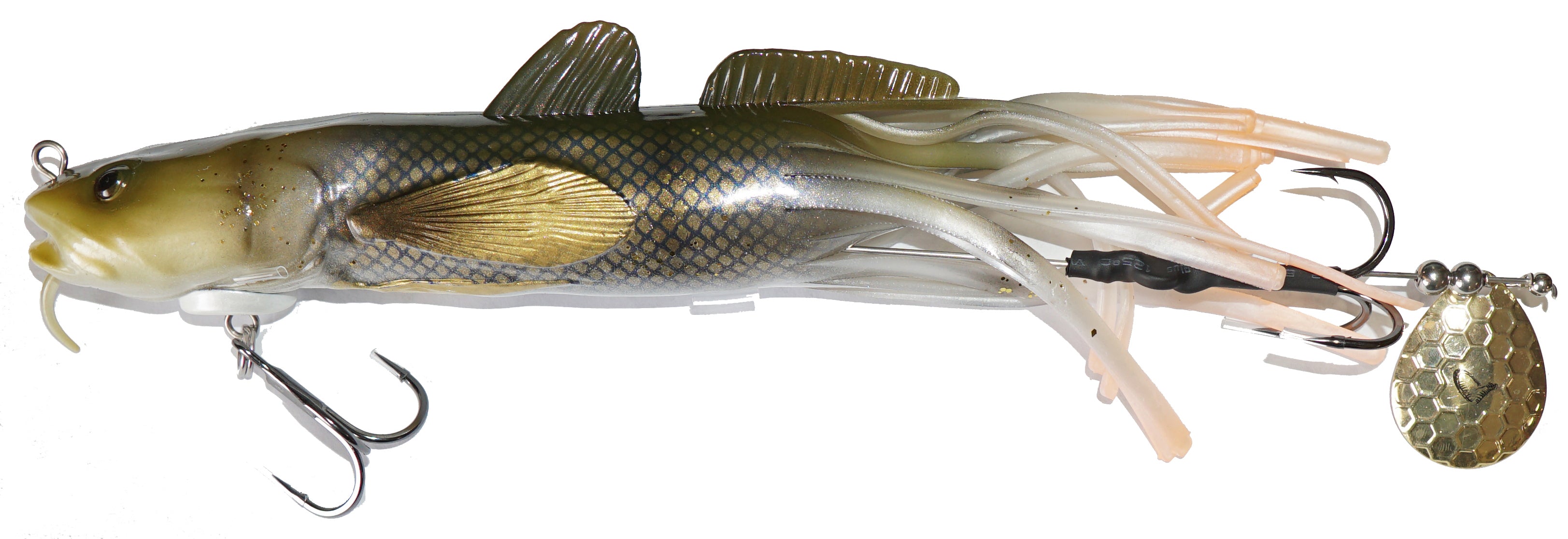 3D Burbot RibbontailSinking Lure : : Sports & Outdoors