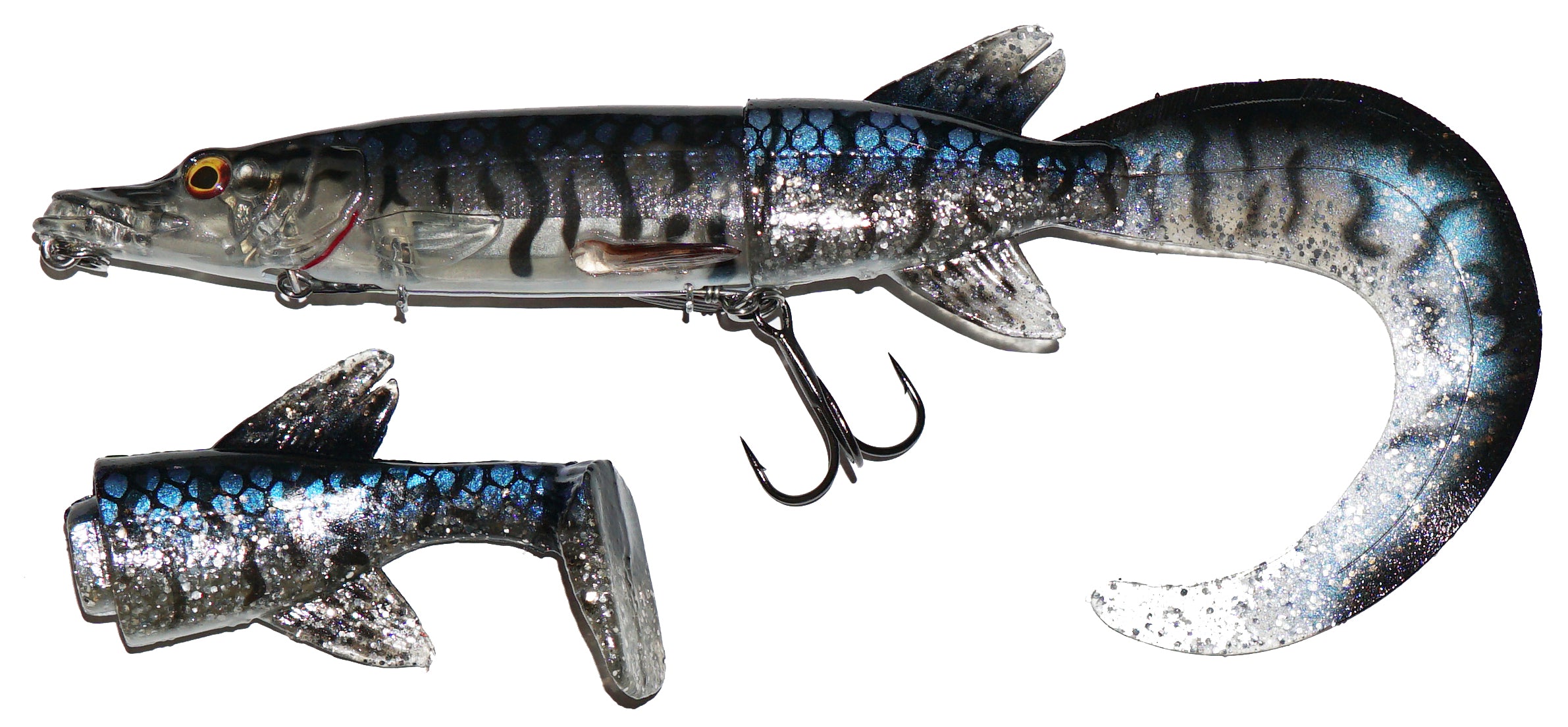 Savage Gear Hybrid Pike Blue Silver Pike