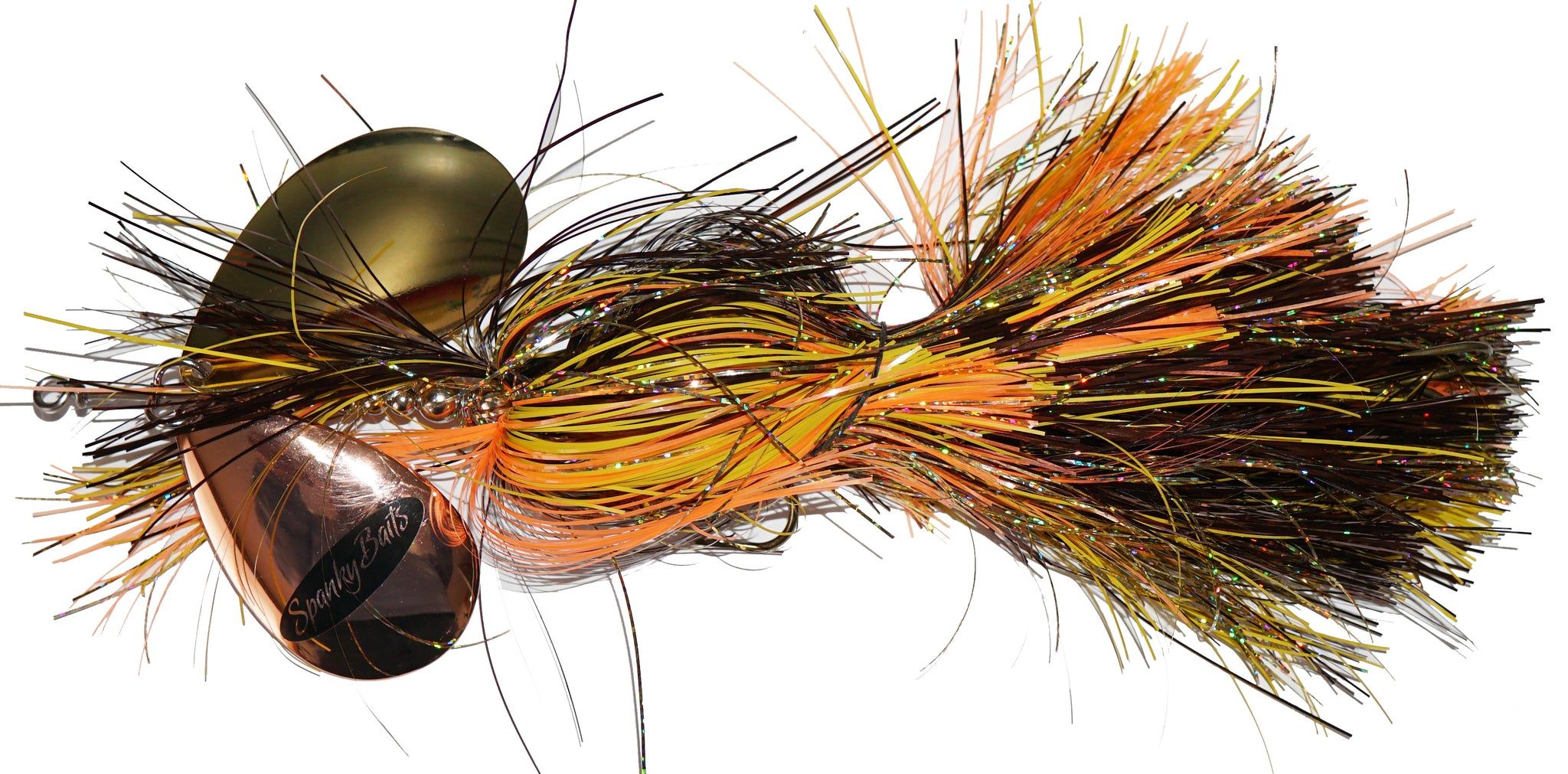 Spanky Baits 1012 Firebomb Bucktail – Musky Shop