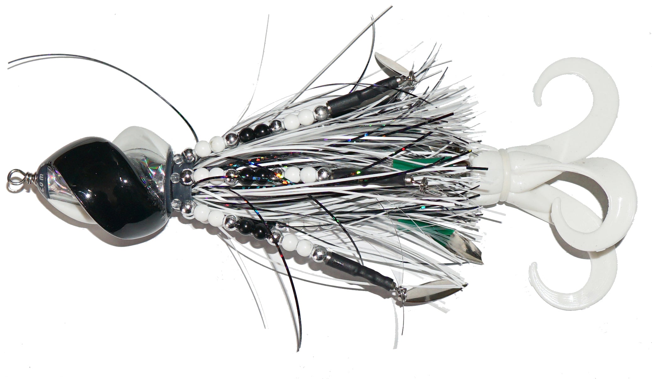 black spinglow fishing lure Spinblaster Lures Spinblaster 7