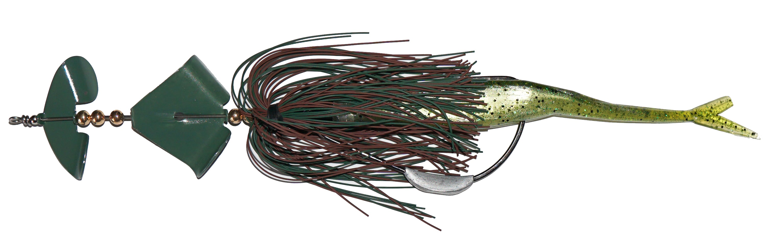bass hits musky lure Violent Strike Musky Buzzer – Musky Shop