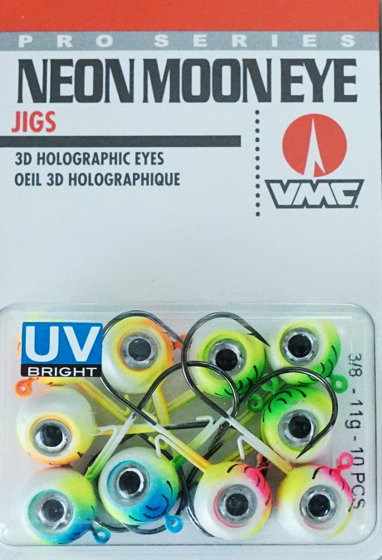 VMC Neon Moon Eye Glow In The Dark Jig Head Kit | Dick's Sporting Goods VMC Neon Moon Eye Glow In The Dark Jig Head Kit | Dick's Sporting Goods