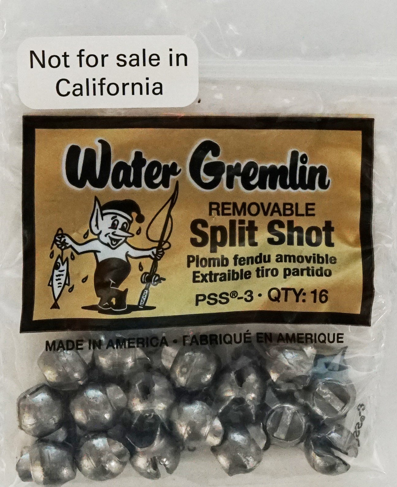 Water Gremlin Removable Split Shot – Musky Shop