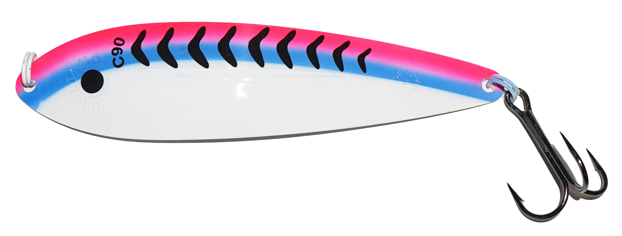 collectible fishing lure values metal spoons paited Williams Whitefish Painted Spoons Rainbow Tiger