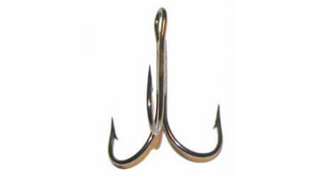 ONE Mustad 3551 Size 16/0 Bronze BIG Treble Hooks - Snagging Bridge Gaffs  Gators