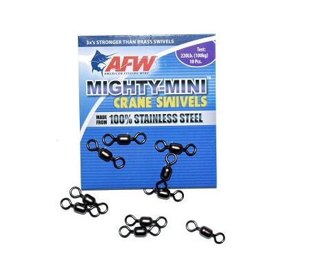 American Fishing Wire Mighty-Mini Crane Swivel