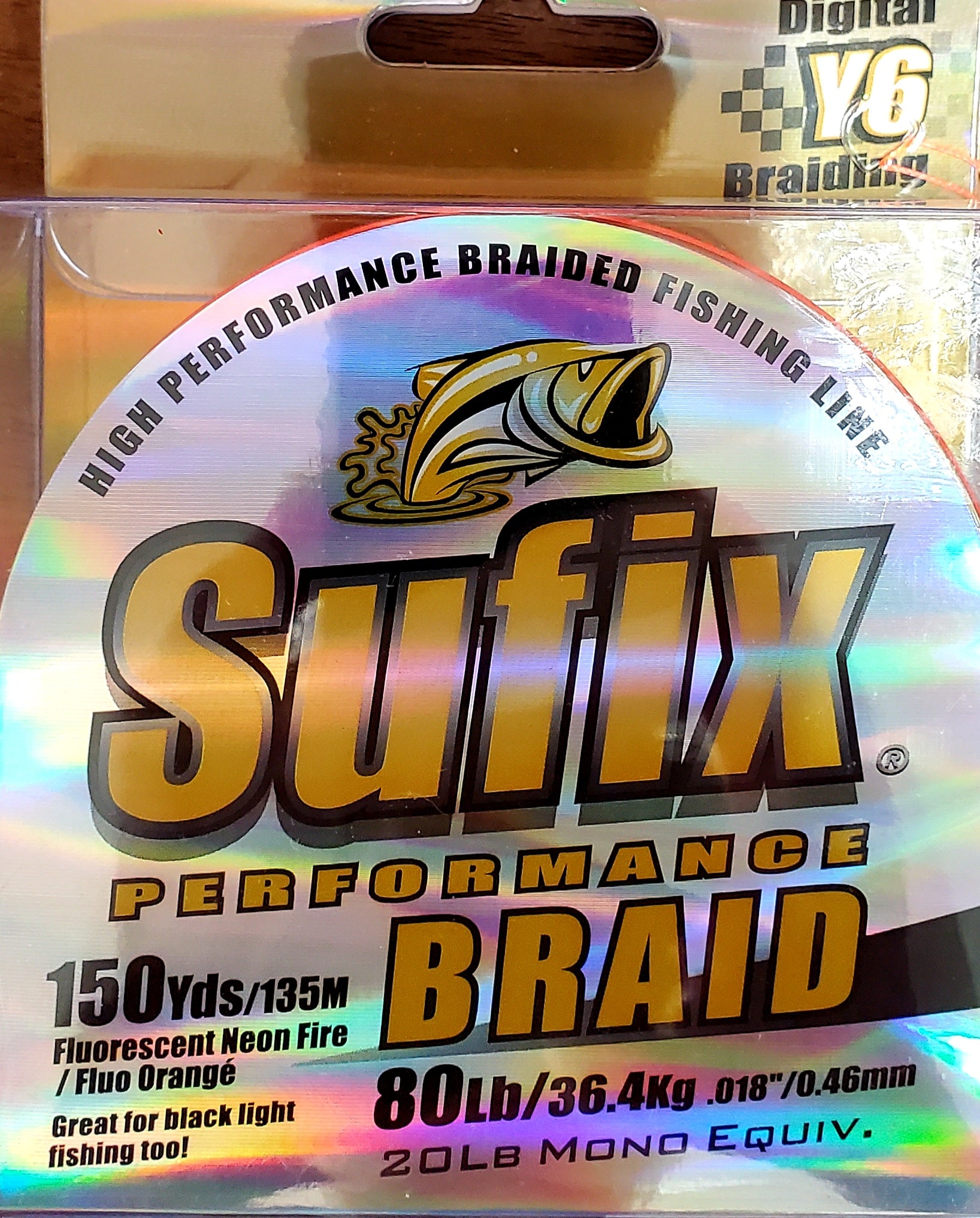Sufix Performance Braid Flo Neon Fire +B2:B109Fishing Line – Musky