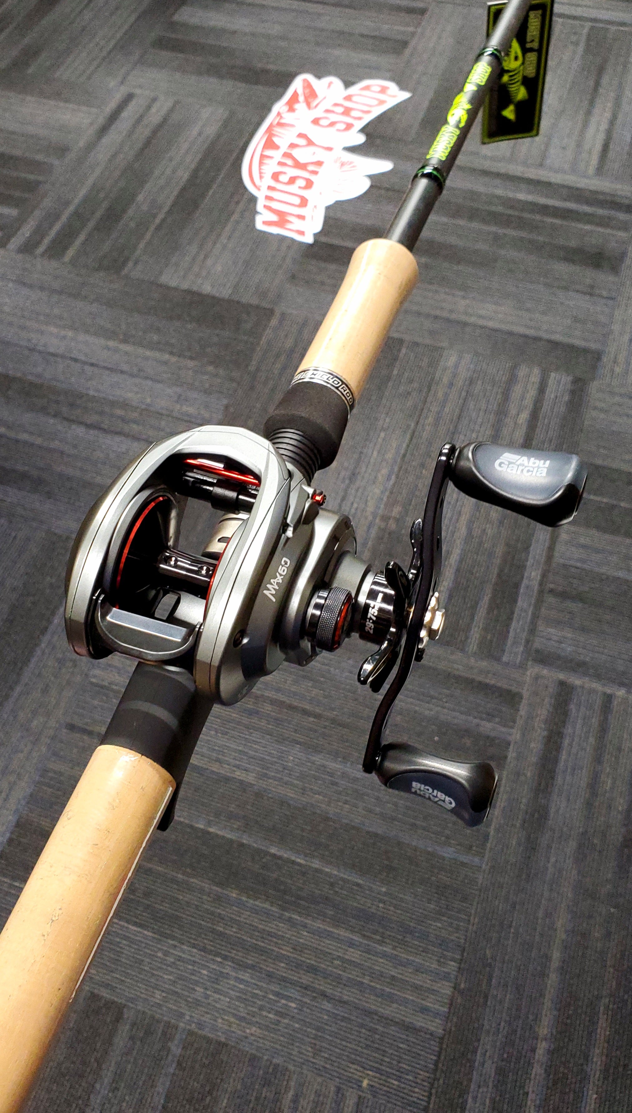 Musky Shop Shield Rod & Abu Garcia Max4 Combo