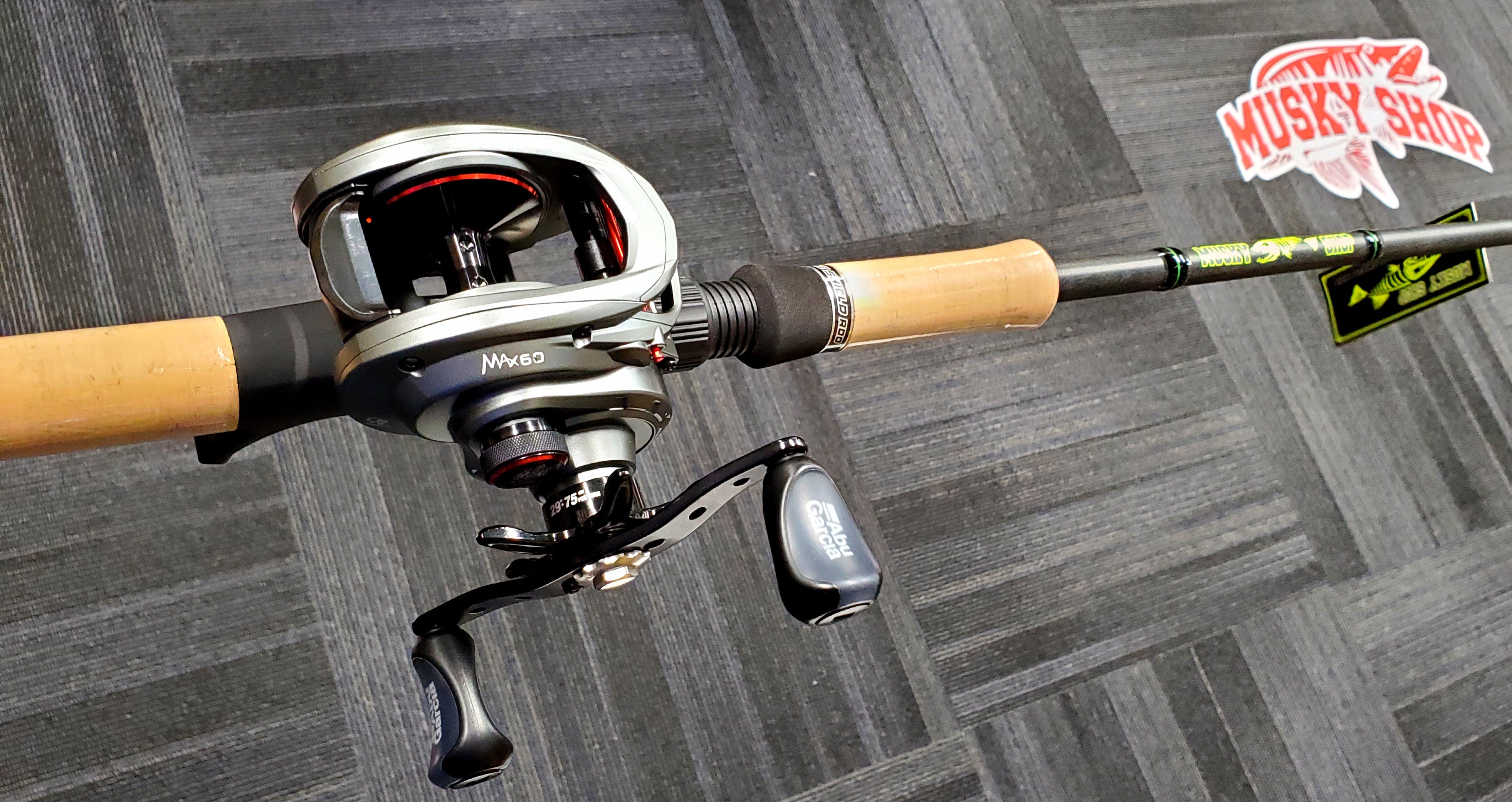 Musky Shop Shield Rod & Abu Garcia Max4 Combo