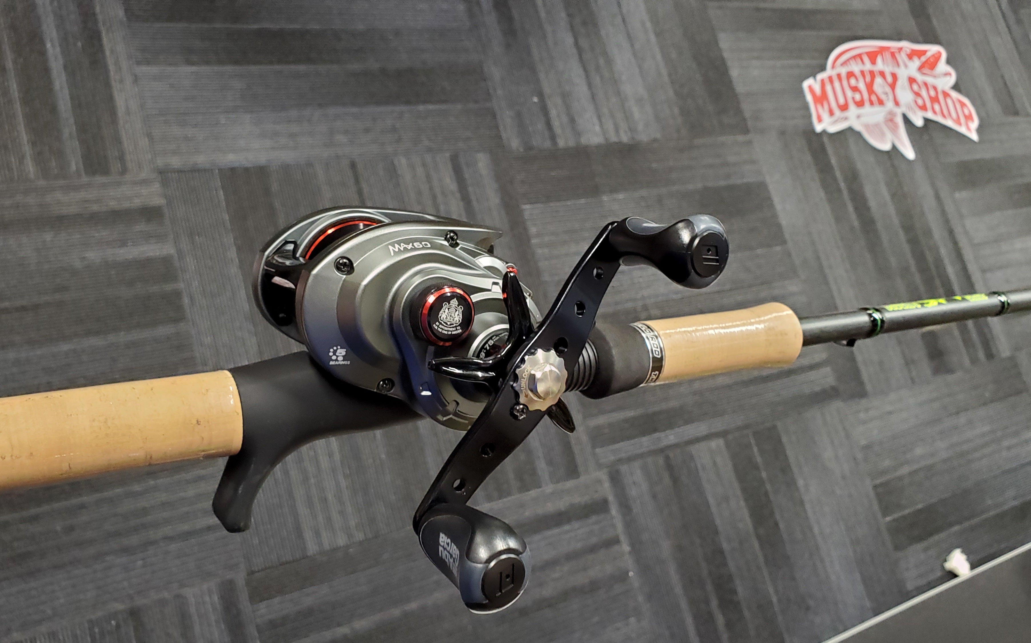 Musky Shop Shield Rod & Abu Garcia Max4 Combo