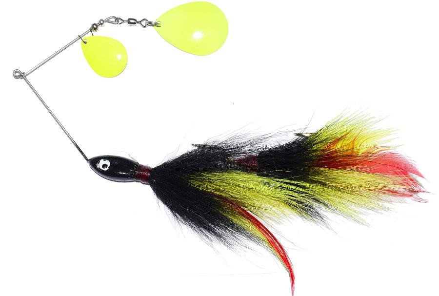 Windel's Musky Tandem Spinnerbait walleye/gold