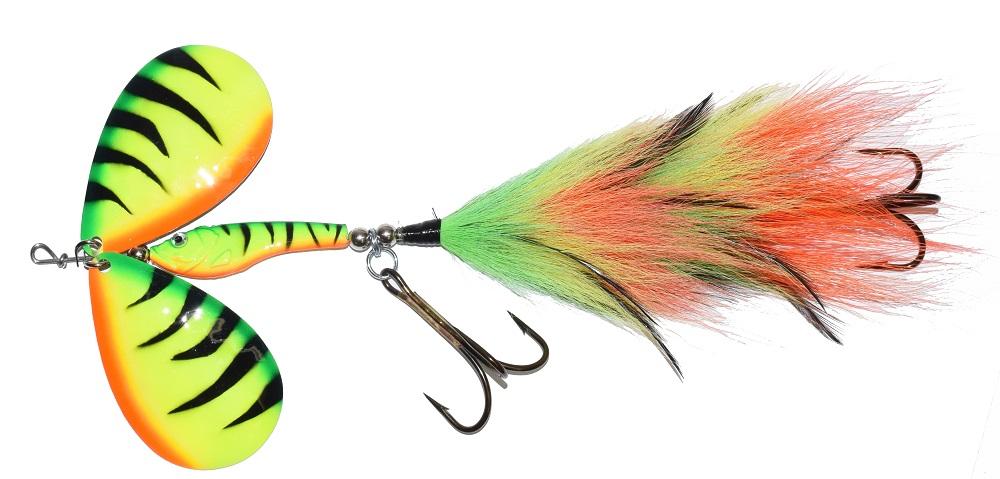 eso fishing lure RJ Lures 89 Bucktail firetiger