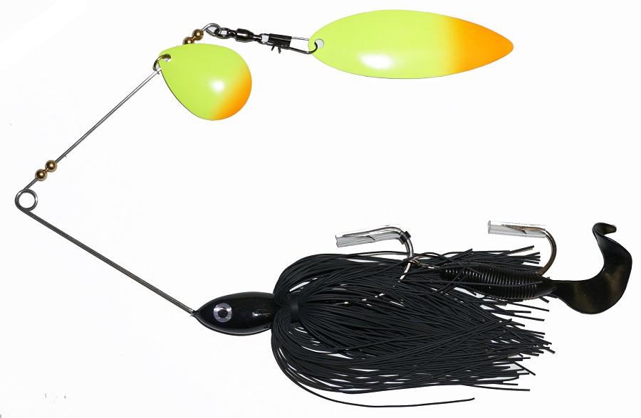 Acebaits Ace Tandem Small Series Spinnerbaits Brown Orange