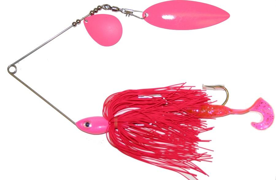 ace fishing lurs Acebaits Ace Tandem Original Spinnerbait black/hammer nickel