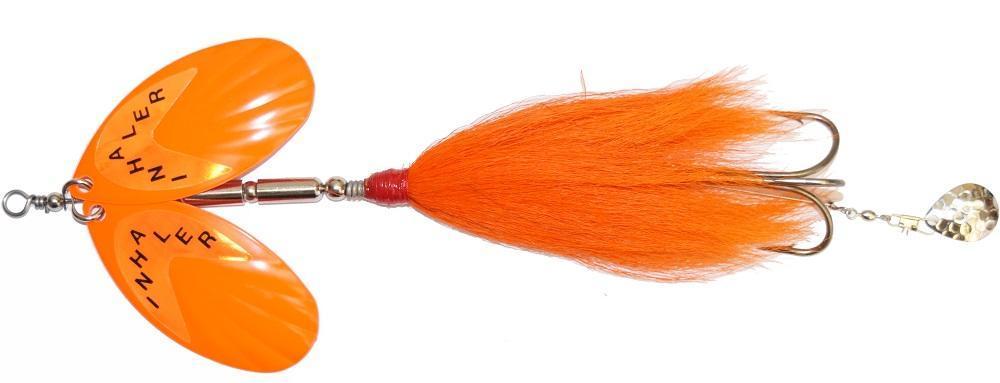 Inhaler Twin Blade Bucktail Black/Chartreuse