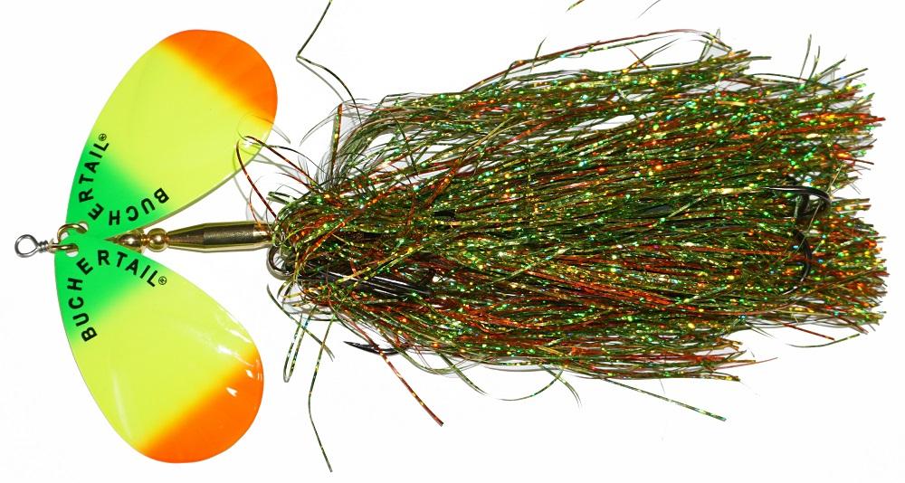 big foot fishing lure Joe Bucher Magnum Tinsel Buchertail
