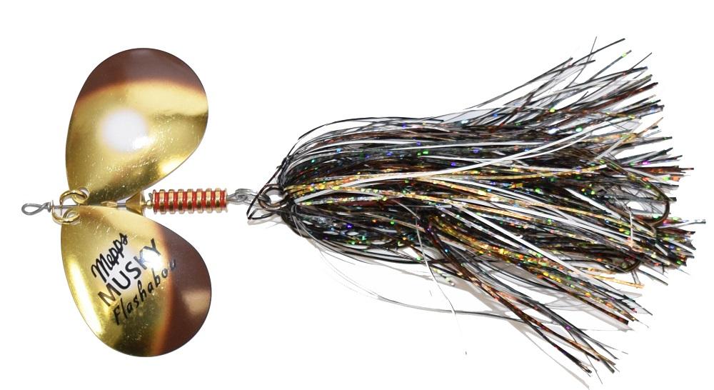 Mepps Double Blade Musky Flashabou Perch (Baitfish Series)