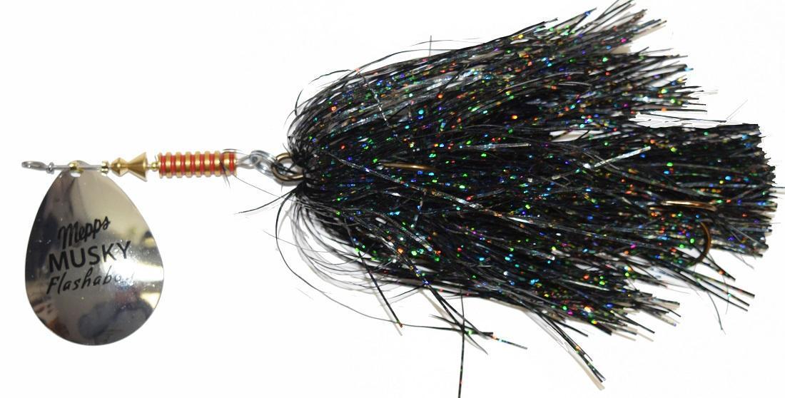 Mepps Musky Flashabou Bucktail - Single Blade – Musky Shop