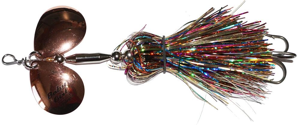 Musky Mayhem Tackle Baby Girl Bucktail black-chart/chart