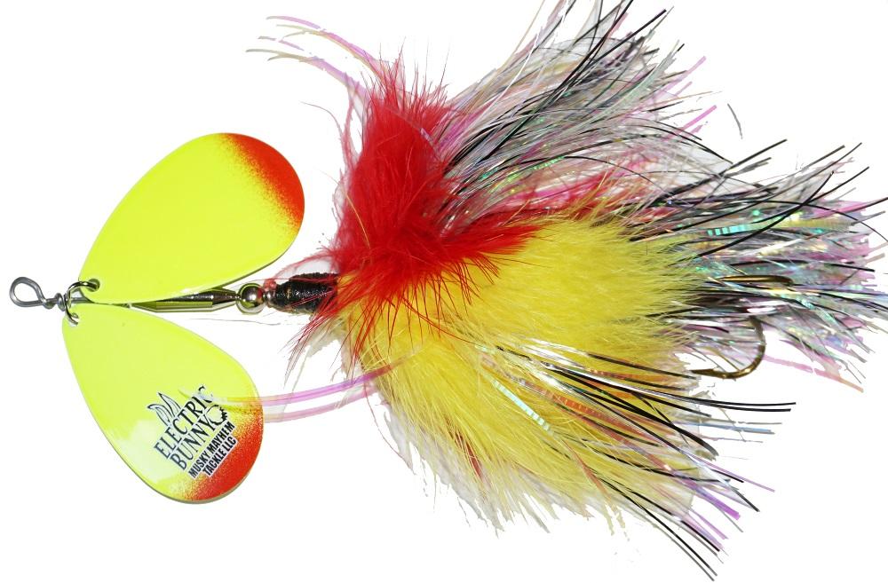 Musky Mayhem Tackle Electric Bunny Bucktail – Musky Shop