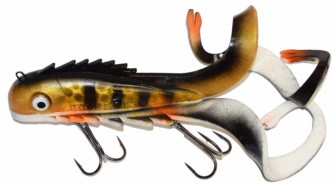 Chaos Tackle Mini Medussa Custom Fire Walleye