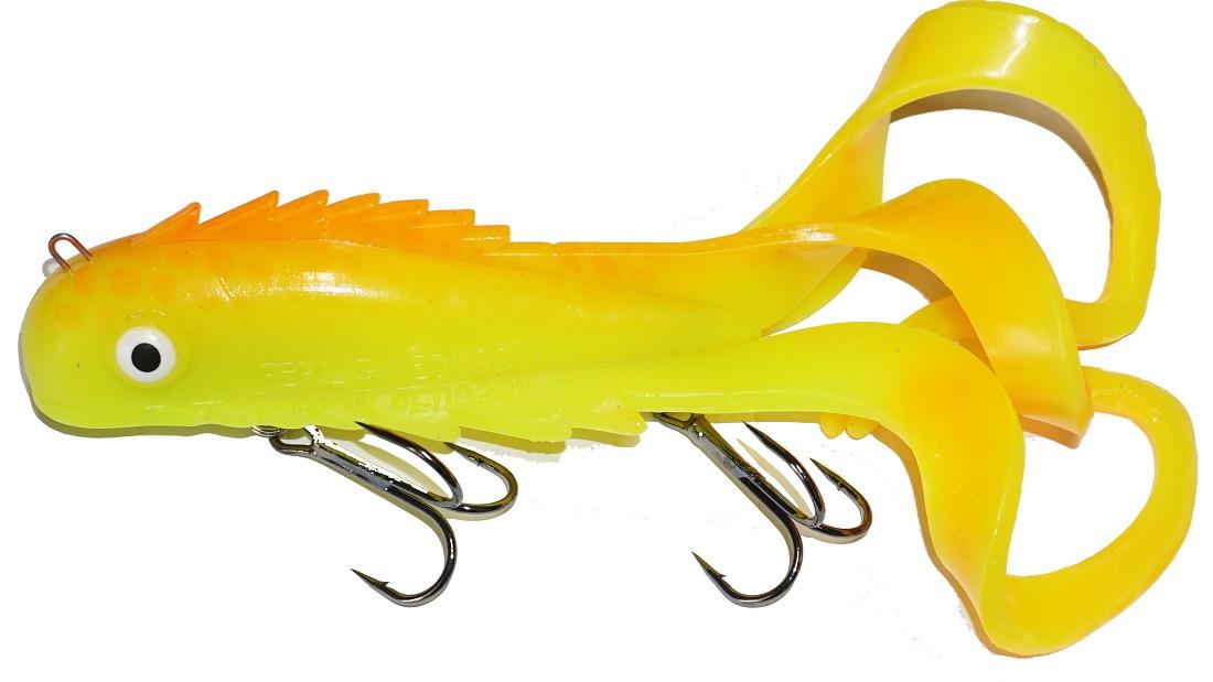 Chaos Tackle Mini Medussa Custom Fire Walleye