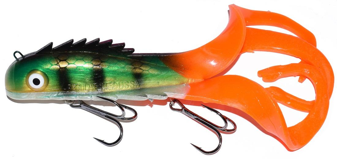 Chaos Tackle Mini Medussa Custom Fire Walleye