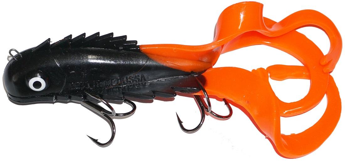 Medusa Firetiger Soft Plastic Lure by Chaos Tackle at Fleet Farm