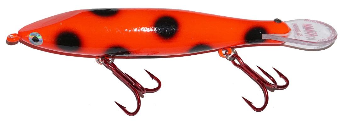 River Run Manta Jerkbait Orange Firetiger