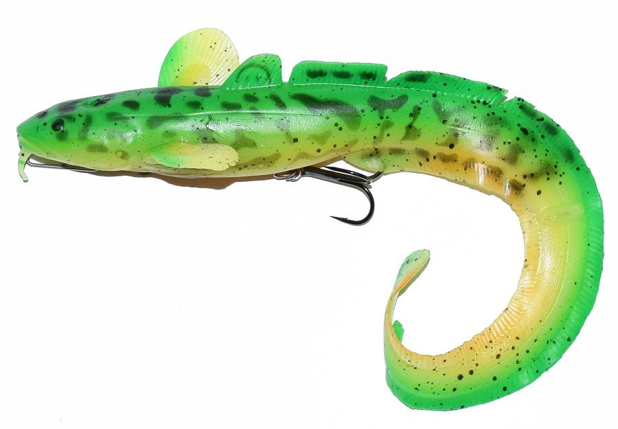 Savage Gear 3D Burbot Ribbontail Fishing Bait, 8 oz, Walleye, Realistic  Contours & Movement, Durable Construction, Hybrid Line Thru Design,  Built-in