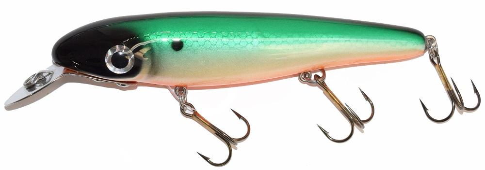 east fork fishing lures Big Fork Reef Digger Mid Range Crankbait Straight Model emerald shiner