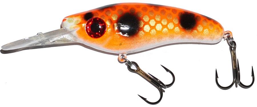 baby fish hook Suick Baby Cisco Kids Crankbait orange spots