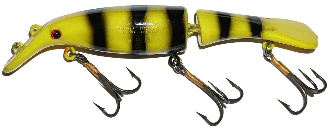 fish arizona z-wobbler whittmann lure catch a memory Big Bear Products Swim Whizz 8" Jointed Crankbait jailbird
