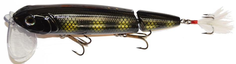 Livingston Lures Walking Boss II Magnum Lures Black Perch 7795