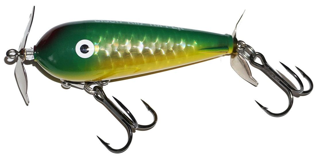 cisco fishing lures musky Suick Cisco Kid Topper Surface Bait Perch Swirl