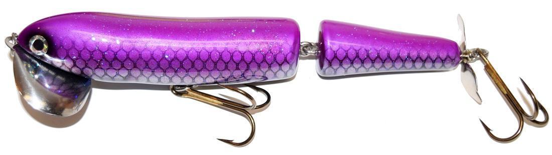 fatbodu hungry perch fishing lure Big Fork Papa Chubby 8" Surface Bait – Musky Shop