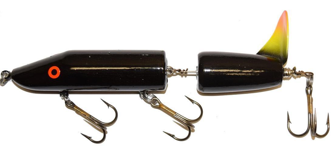 Smity/Dick Gries Lures Original Top Kick Surface Bait chart fire leopard Smity/Dick Gries Lures Original Top Kick Surface Bait chart fire leopard