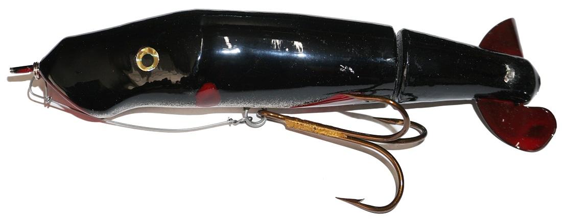 Roberts Super Mud Puppy Breakaway Surface Bait Black