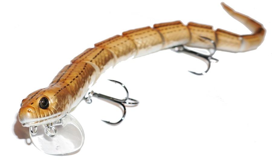 Savage Gear 3D Wake Snake : Brown Chrome; 12 in.
