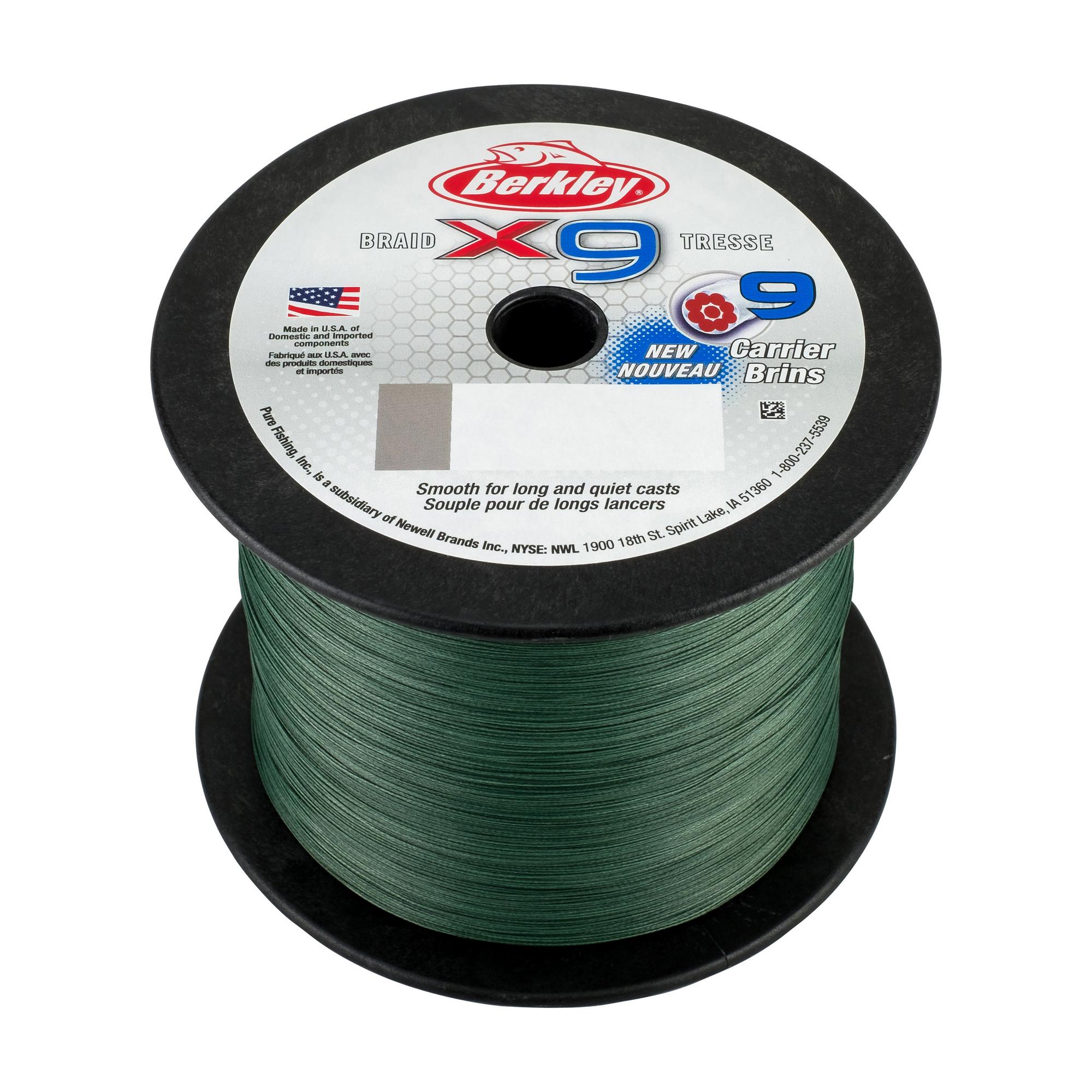 Berkley x9 Braid Fishing Line - Low-Vis Green Berkley x9 Braid Fishing Line - Low-Vis Green