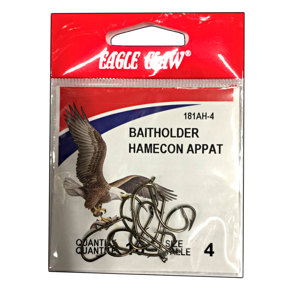 Eagle Claw Bronze Bait Holder Hooks - 1 Pack of 100 Lebanon