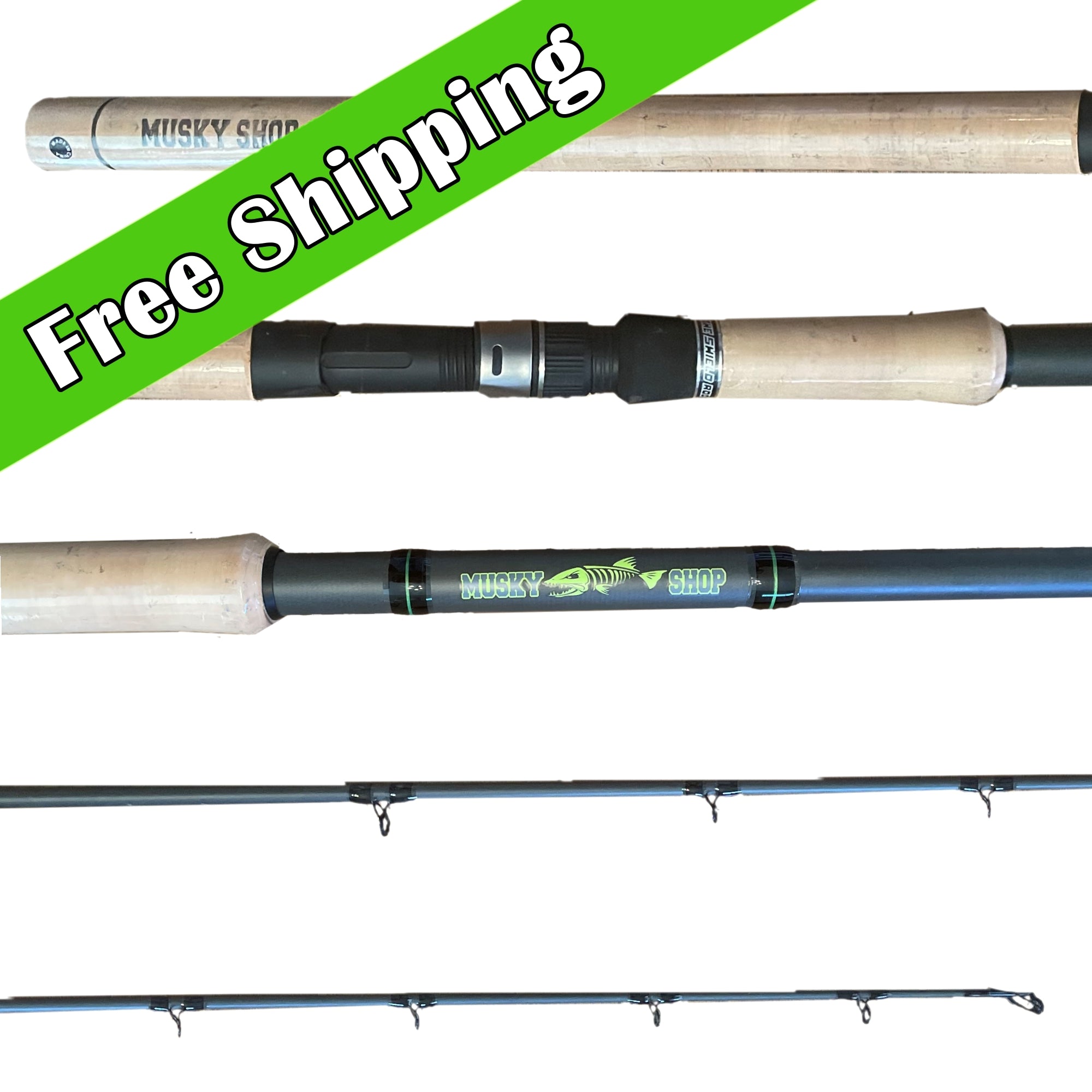 Musky Shop Shield Rod & Shimano Tranx 400 Series Reel Combo