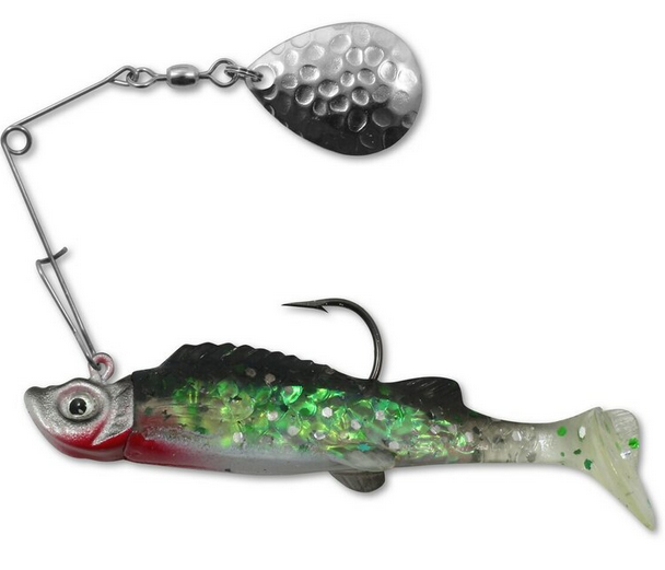 bait mimicking insertable fishing lure McDowell's Custom Baits 2.25" Minnie Tackle Shack Northland Mimic Minnow Spin Packaged