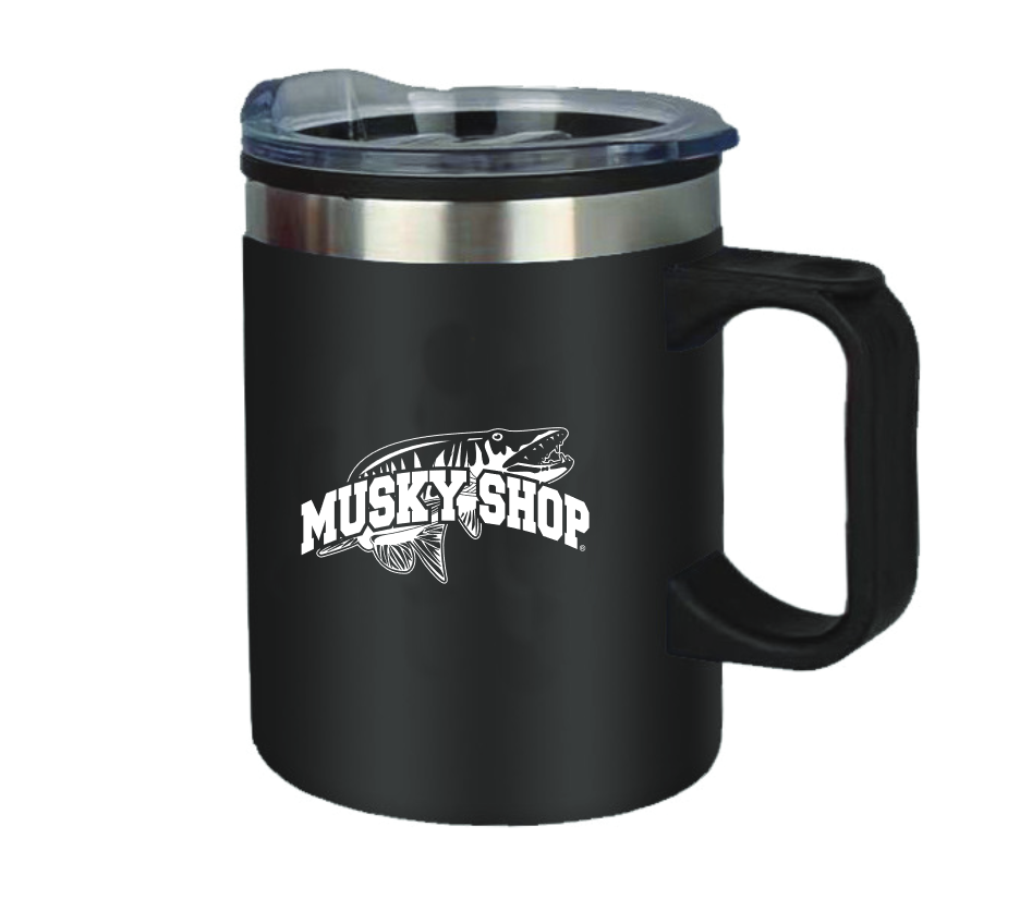 Musky Shop 14 oz. Stainless Steel Camping Mug