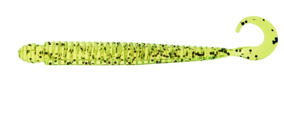 Mister Twister Ringworm Softbait - Chartreuse Pepper