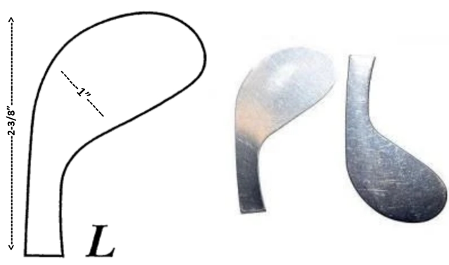 Metal Lips/Tails/Blades /Props/Parts