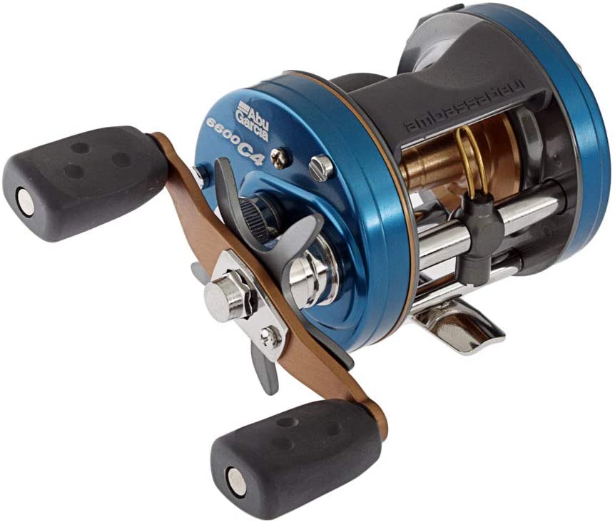 Abu Garcia C4 Ambassadeur Baitcast Reels Round, Right Handed