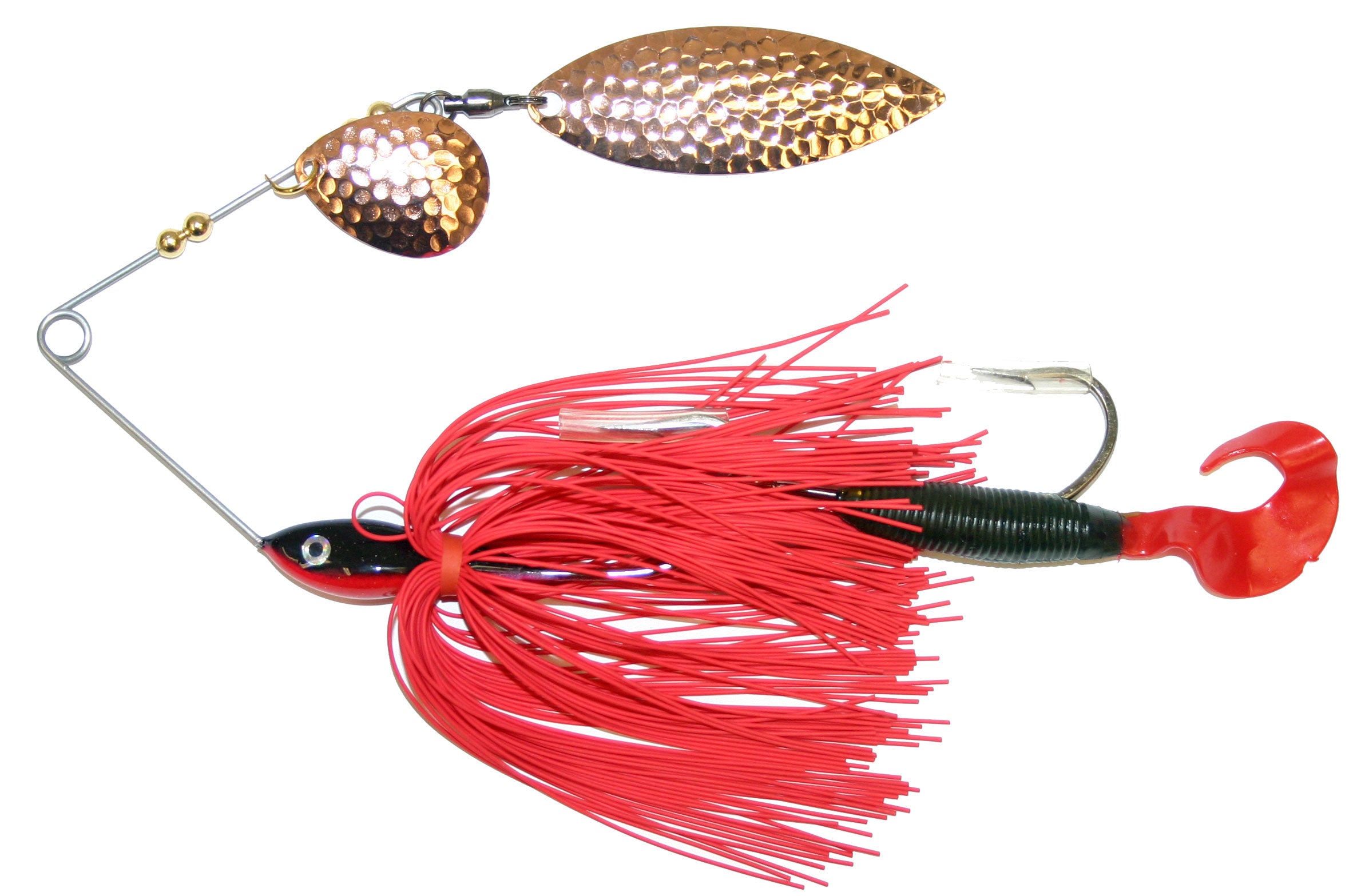 Acebaits Ace Tandem Small Series Spinnerbaits Brown Orange